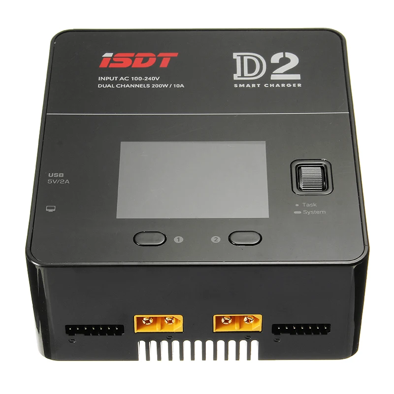 ISDT D2 200 W 24A AC двухканальный Выход Смарт Батарея баланс Зарядное устройство