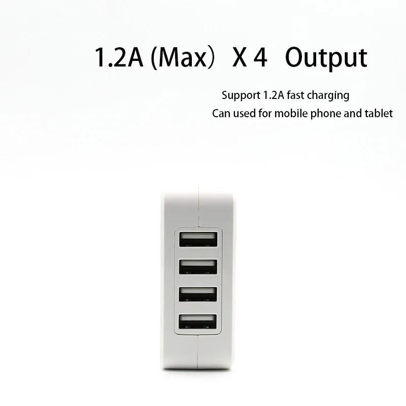 Sindvor USB зарядное устройство для iPhone Samsung Huawei Android 4 портовый мобильный телефон