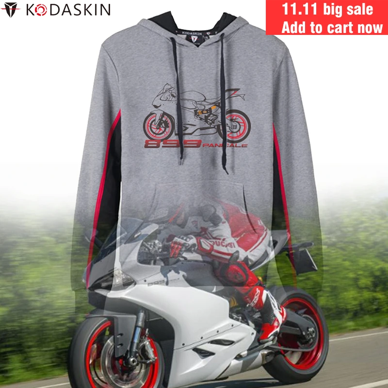 

KODASKIN Racer Hoodies MotoGP Racing Team Motorcycle Hooded Coat Outwears for Ducati Panigale 899