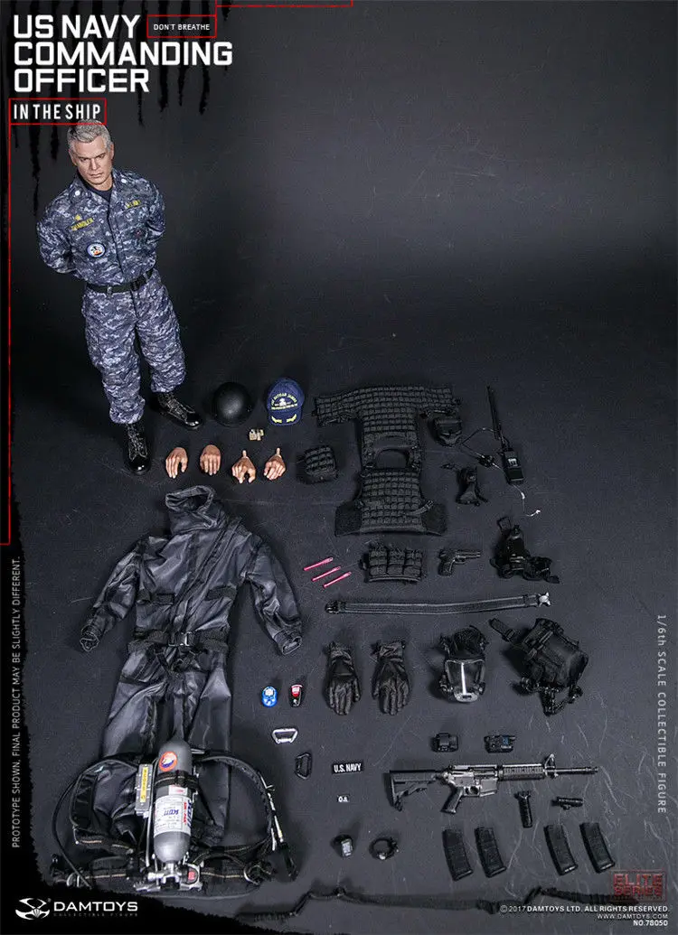 

1/6 Scale DAMTOYS DAM 78050 US Navy Commanding Officer Figure Collection Toy Cheap Shipping Fee To Global