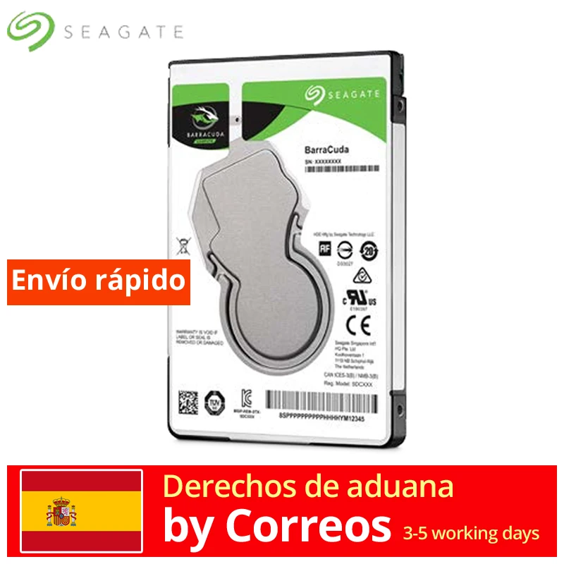 

Seagate Barracuda BarraCuda 2.5", 2.5", 500 GB, 5400 RPM