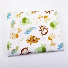 Серия животных, хлопковая ткань, Лоскутная Ткань для DIY детских кроваток, подушки, одеяло, швейный материал, стеганый материал, жировые кварталы
