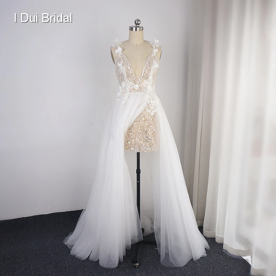 tulle dress with flowers inside