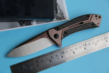 

JUFULE 0801CF ball bearing Folding Knife D2 Steel Carbon Fiber Daily vegetables fruit Kitchen Knives Utility Outdoor EDC Tool