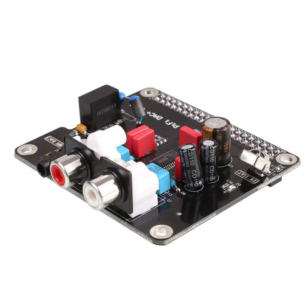 Cewaal 1 шт. HiFi ЦАП Audio Звуковая карта модуль доска I2S Интерфейс для Raspberry Pi B + 2 B