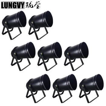 

Free Shipping 8pcs/lot Cob Warm White 200W LED Par Light 3 DMX Control Channel Stage Lighting Professional for DJ