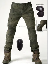 Free shipping 2016 Uglybros MOTORPOOL UBS06 jeans Leisure motorcycle jeans pants of locomotive army green MOTO GP