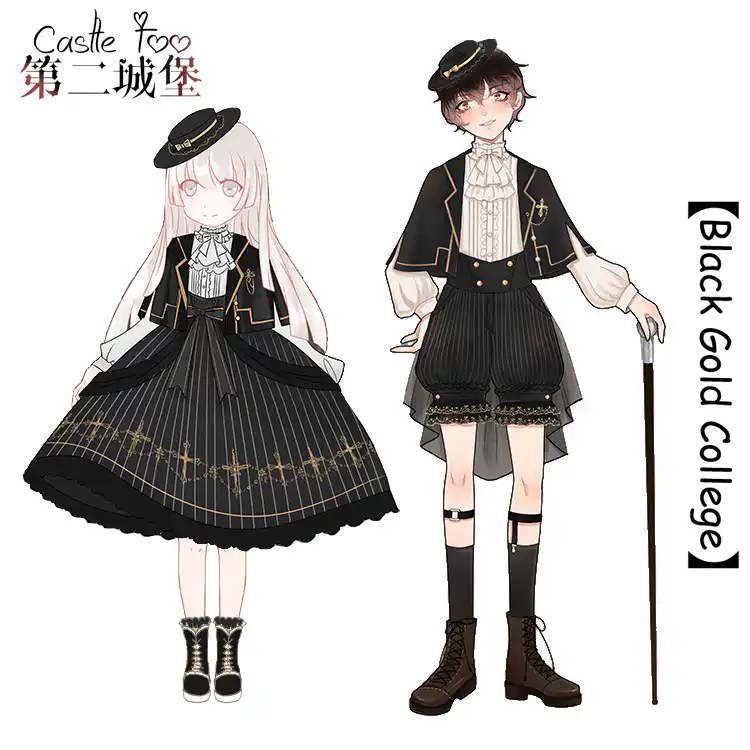 黒ゴシックロリータドレス Sk 少年ロリータオリジナルデザイン原宿コスプレフォーマルドレスセット Sk ハーフスカートマントシャツショーツ Lolita Dresses Aliexpress