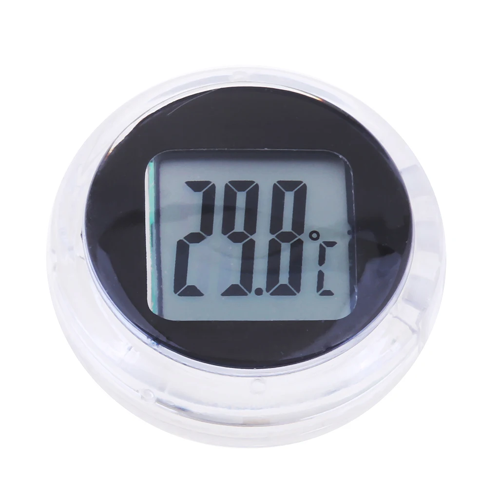 Motorcycle Bike Electronic Temperature Meter Gauge Mini Digital Thermometer  Waterproof Surface Shock Resistant