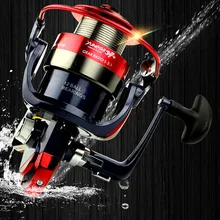 12BB 5.5:1 Metal Spinning Fishing Reel Carp Fishing Wheel Pesca Red Spinning Reel Fishing Tackle