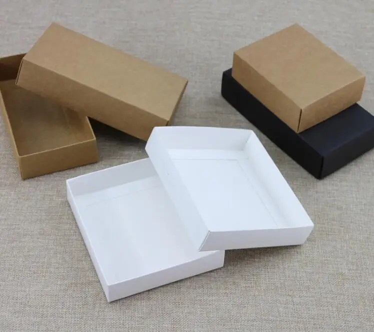 10 шт./лот большая белая бумажная подарочная коробка большого размера крафт-картонные коробки большого размера белая бумажная коробка для футболки Qin.12.02