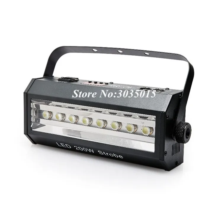 2 шт./лот высокая яркость стробоскоп King kong 8p 200 Вт светодиодный DMX512 управление