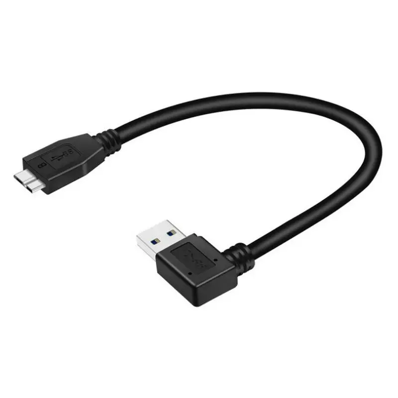 Great Q 90 градусов прямоугольный USB 3 0 тип A штекер к Micro B Штекер кабель 30 см шнур|angle