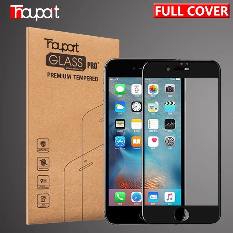 Buy For Iphone 6s Glass Black Full Cover Screen