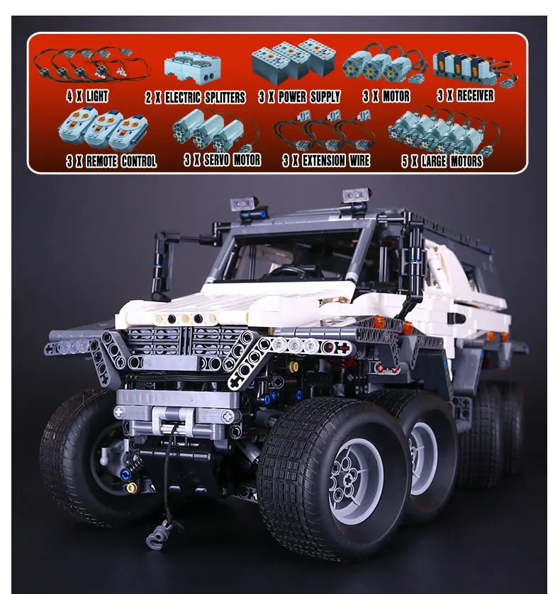 

2959pcs RC Technic Series Off-road Vehicle Model Building Kits Block Bricks Educational Toys for Children Gifts 5360