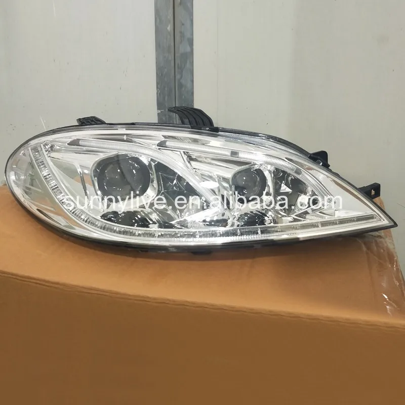 

For Excelle Nubira Forenza LED Head Light For Buick 2002-2010 Silver Housing