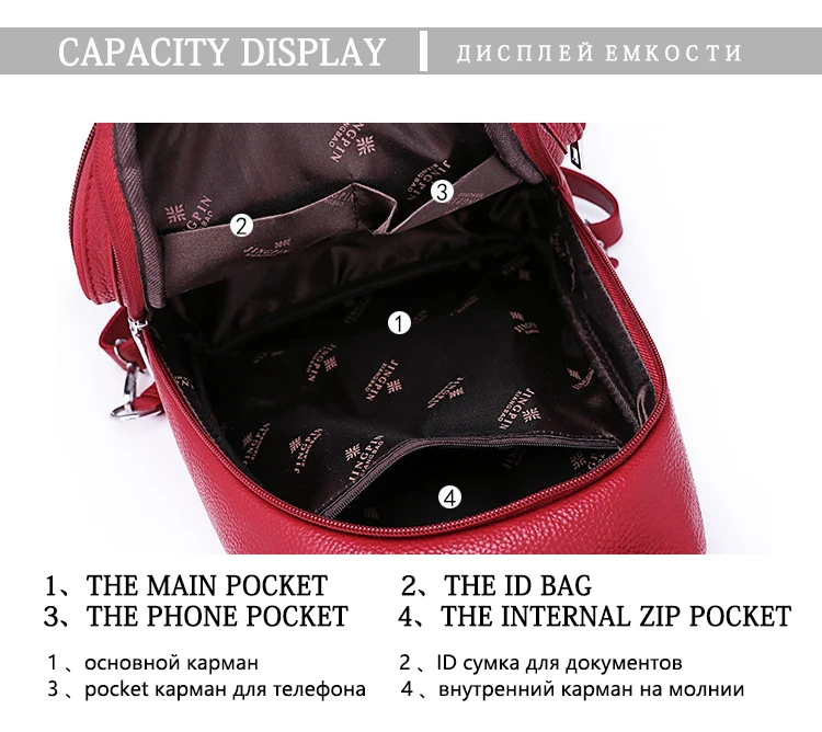 Женский дизайнерский рюкзак, высокое качество, кожаная женская сумка, модные школьные сумки для девочек, красные рюкзаки, дорожные сумки