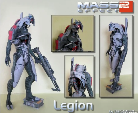 

Mass Effect 2 legion 3D Paper Model
