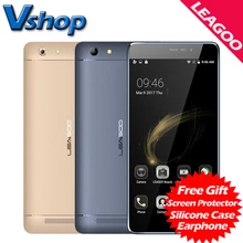 Ursprüngliche LEAGOO Shark 5000 3G Handy Android 6.0 1 GB RAM 8 GB ROM Quad Core Smartphone 5000 mAh Dual SIM 5,5 zoll Zelle telefon