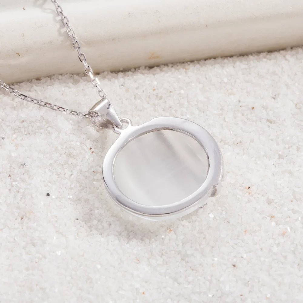 Wholesale Fashion Silver Opal Pendant Solid 925 Sterling Silver Pendant With Pink Opal YH2010 Fine Jewelry