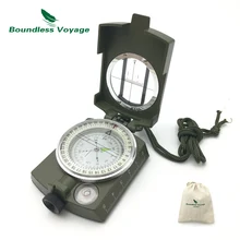 Boundless Voyage Открытый Кемпинг многофункциональный компас с лупой призматический точный компас выживания шестерни компас BVC06
