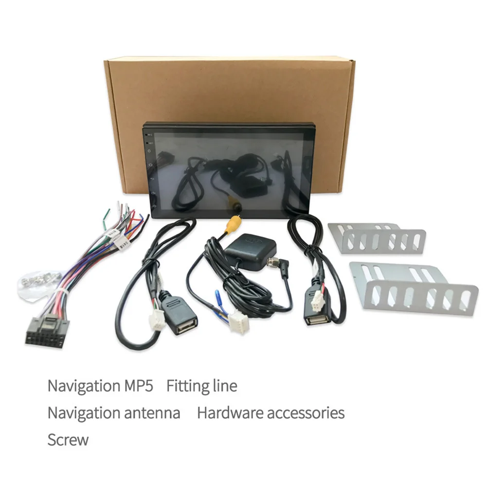 

7 Inch Entertainment Car Stereo Radio Bluetooth Quad Core HD GPS Navigation WIFI Multimedia Online Voice Control MP5 Player
