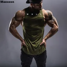 Maoxzon мужские повседневные свободные фитнес майки топы для мужчин летние впитывающие пот без рукавов активные мышцы рубашки жилеты майки