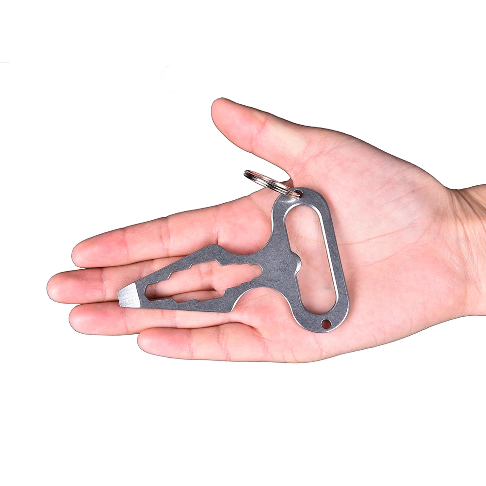 

1 PC Defensive tools Multi-tools internal angle wrench/screwdriver/bottle opener/screwdriver Stainless Steel