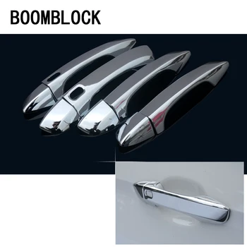 

BOOMBLOCK 4pcs/set Car Door Handle ABS Chrome Covers For Volkswagen Tiguan 2 MK2 2016 For VW Tiguan 2017 2018
