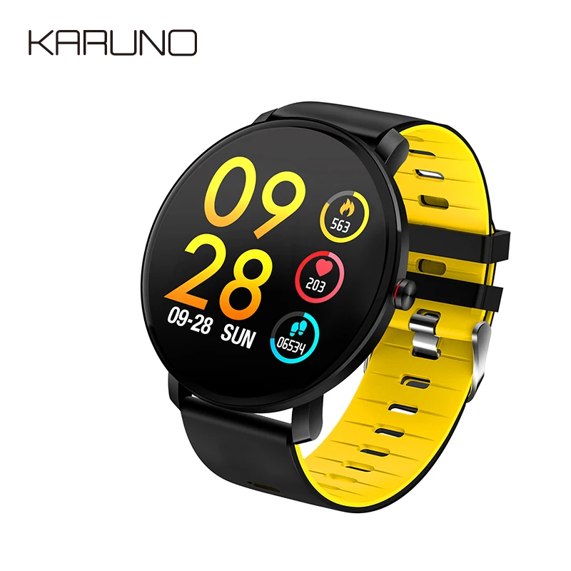 

KARUNO Smart Watch K9 Sport Digital Watch Men Blood Pressure Heart Rate Monitor Fitness Watch Waterproof Womens Watch Bracelet