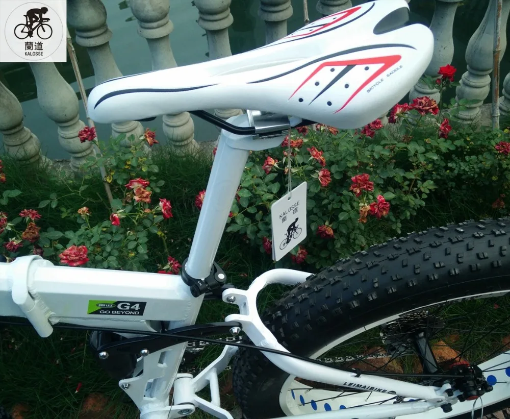 Excellent Kalosse Folding aluminum  frame   Snow/beach   folding bicycle  26*4.0 inch   21/24/27/30 speed  26*17inch  mountain bicycle 21