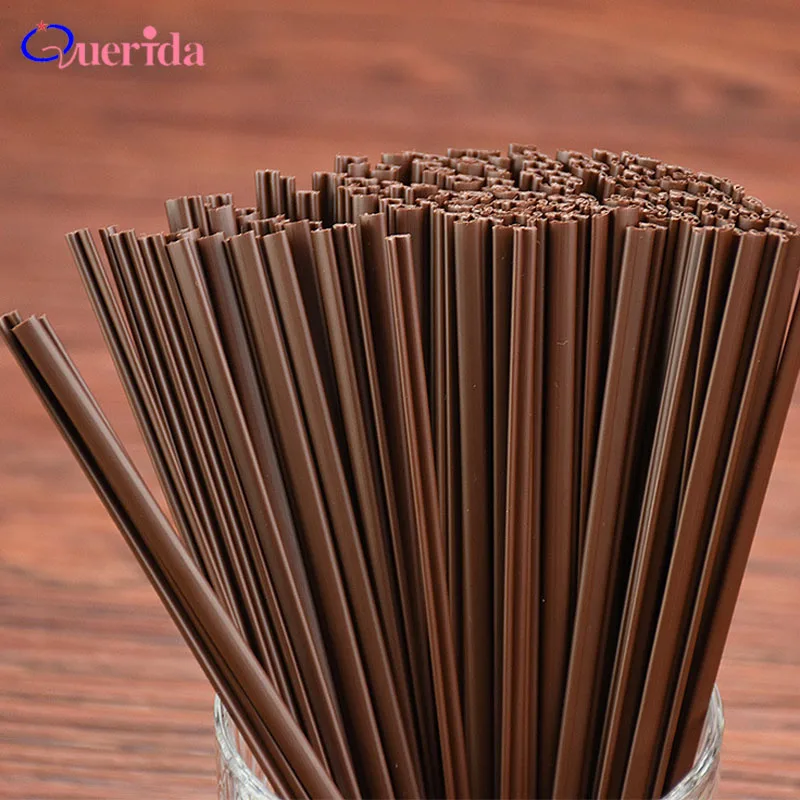 

500Pcs/Lot Disposable Coffee Straws Plastic High Quality Milk Tea Stir Bar Drinks Straw Portable Use Wholesale Set
