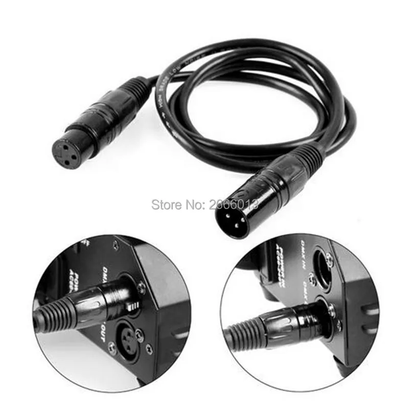 10pcs/lot 2 Meter length 3 pin Signal Connection DMX Cable For LED