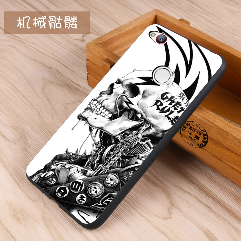 zte nubia z11 mini Case Original Cover for zte nubia z11 mini Case Cover Skin Wolf Fish Skull z11 mini Fundas 100% 26
