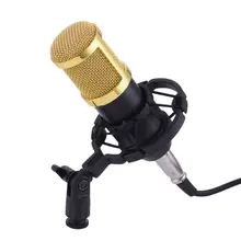 Jeu d’ordinateur Enregistrement Microphone Stéréo Pour KTV Conférence Son Studio Microphone Réseau Chat Chant Microphones