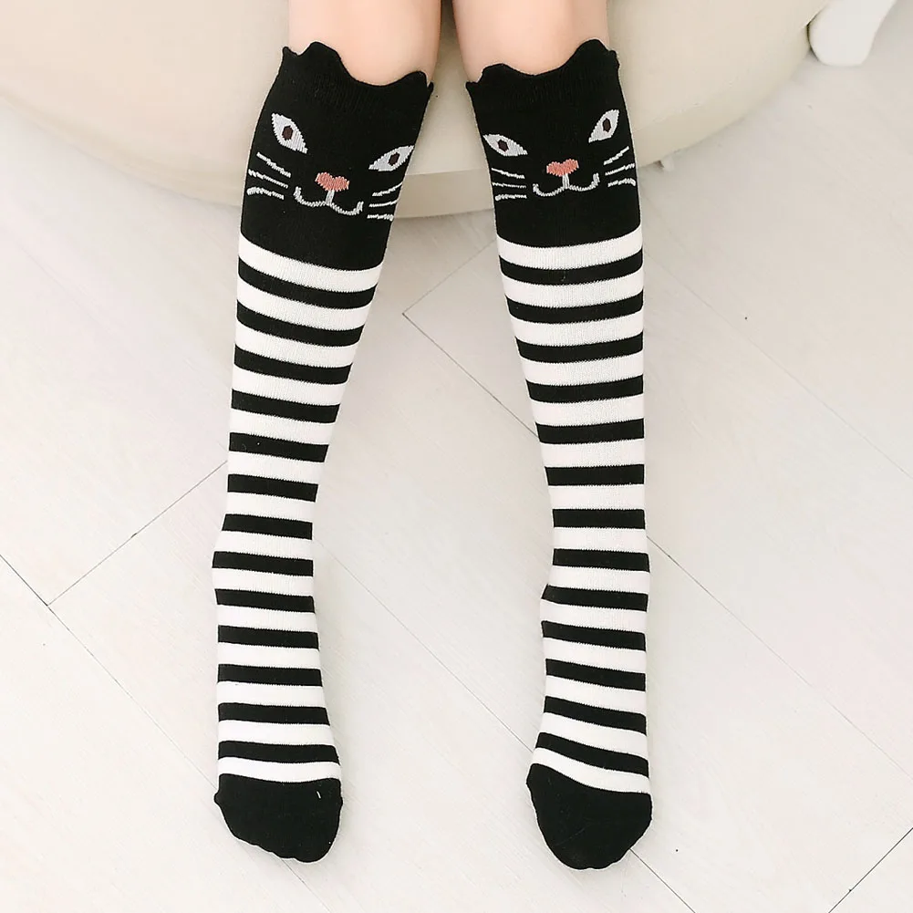 

Giraffita Women's Socks Lovely Cartoon Animal Ears Warm Thigh High Over The Knee Socks Long Stockings For Ladies Leg Warmers