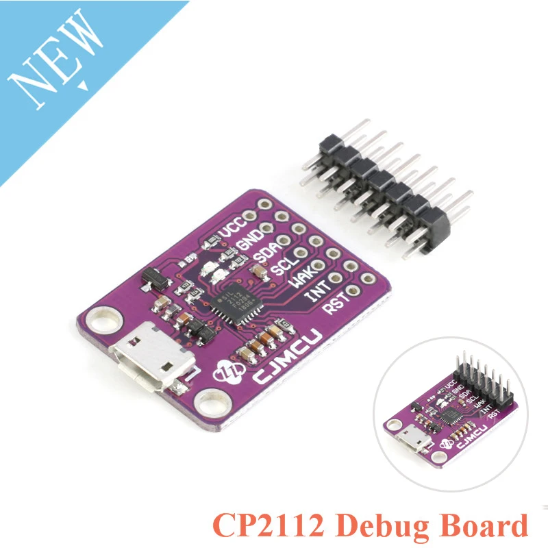 CP2112 плата отладки USB для SMBus I2C Модуль связи 2 0 MicroUSB 2112 оценочный комплект CCS811
