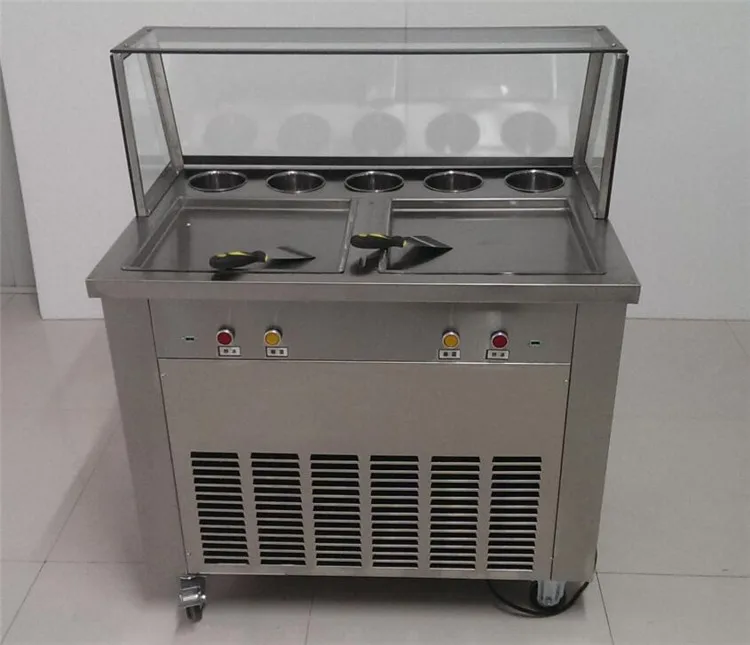 Commercial thailand fry ice cream machine instant ice cream rolls