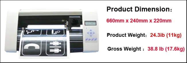 Mini Vinyl Cutter Plotter with Contour Cut Function details 1