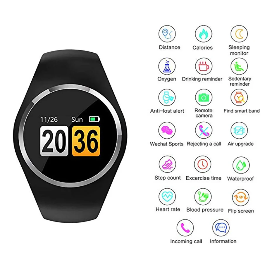 

Bluetooth 4.0 Waterproof IP67 Smart Watch Men for Android iOS Step Pedometer Watch Vibrating Alarm Sports Bracelet