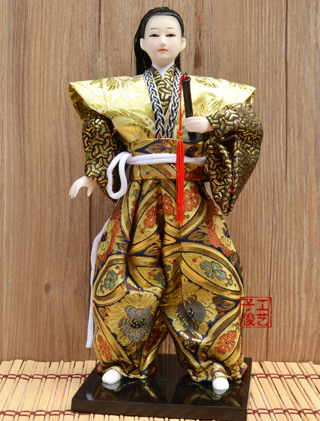 1 шт. японская самурайская кукла Орнамент Ремесло домашнего интерьера подарок украшение мульти шаблон