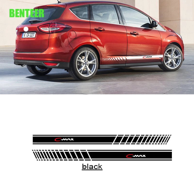 

2pcs car windows sticker for ford cmax C-MAX