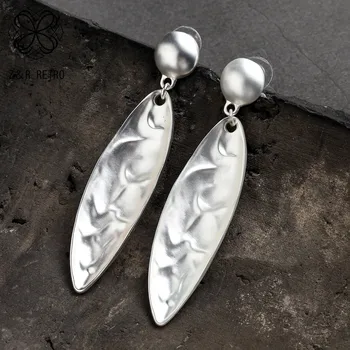 

Fashion Jewelry Silver Color Stud Earrings for Women Geometric Metal Wholesale Hanging Earrings pendientes brincos 2020 Hotsale