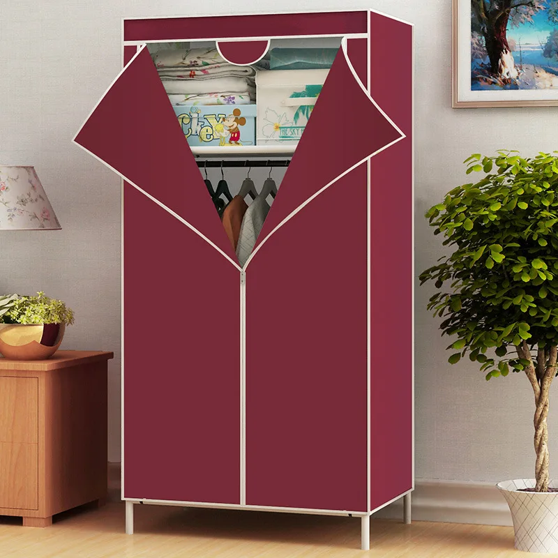 Portable Wardrobe Clothes Closet Home Student Wardrobe Clothes Storage Organizer Modern Home Furniture Bedroom Storage
