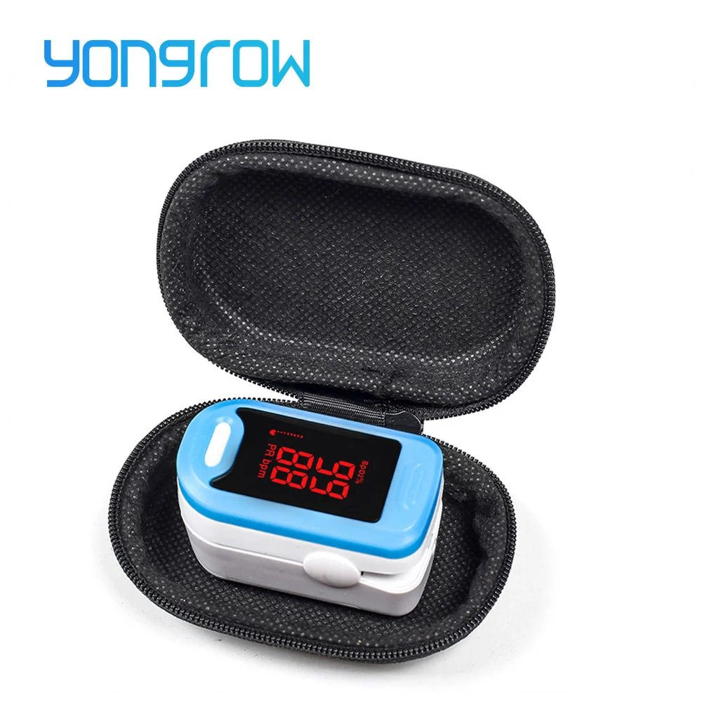 

Yongrow LED Fingertip Pulse Oximeter Digital Pulse Oximeter Blood Oxygen Saturation Monitor Medical Health Care Spo2 PR Oximeter