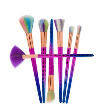 

RORASA 7Pcs Makeup Brushes Tool Set Cosmetic Podwer Eye Shadow Foundation Blush Blending Beauty Make Up Brush Make up