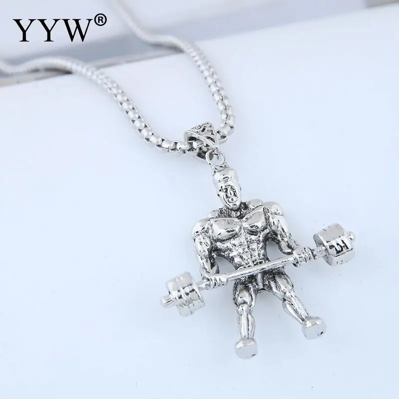 Уникальный дизайн ювелирные изделия для тренажерного зала фитнес Мужская