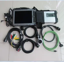 Super MB SD C5 mini SSD with Military compute iX104 I7 4g diagnostic PC installed 2017.12 latest mb star c5 software for benz