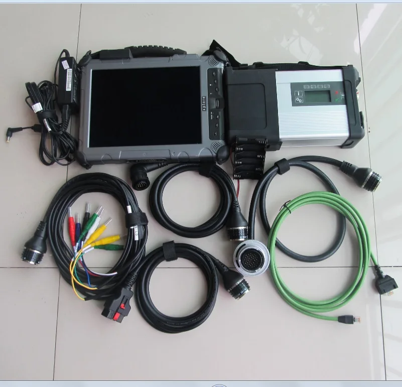  Super MB SD C5 mini SSD with Military compute iX104 I7 4g diagnostic PC installed 2019.9 latest mb 
