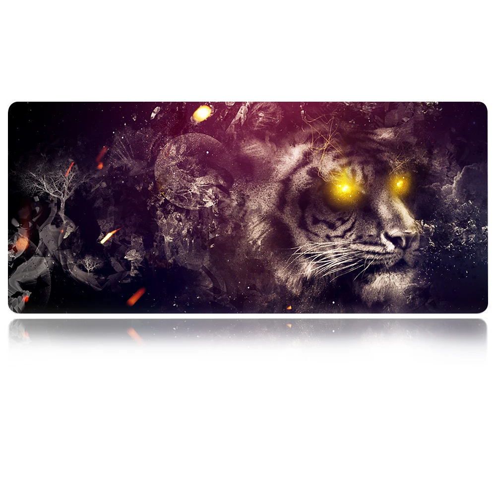 YIMAOC фантастический коврик для мыши с тигром 40x90 см Коврик компьютерной